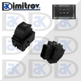 Бутон стъклоповдигане Dacia Dokker Duster Lodgy Logan II Sandero II Renault Kangoo Twingo III